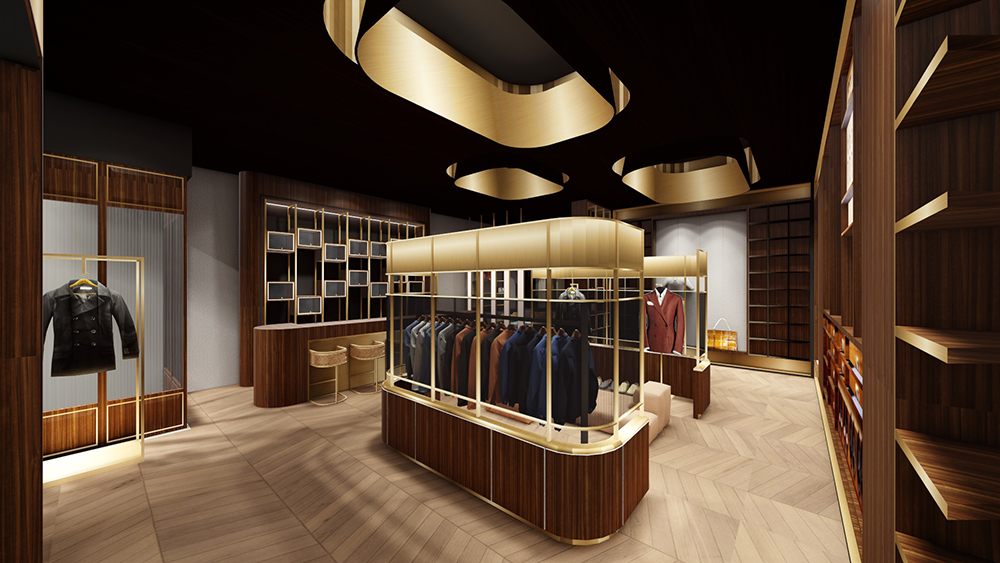 男士西裝實體店裝修設計